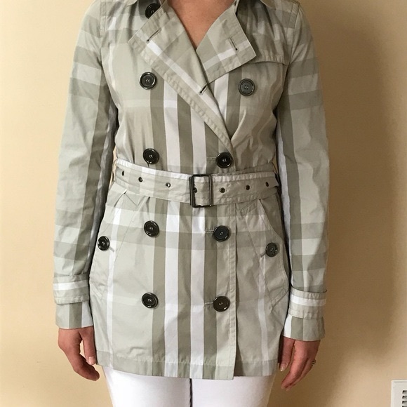 ❤️Burberry Brit Novacheck Trench Coat❤️ - Picture 1 of 4